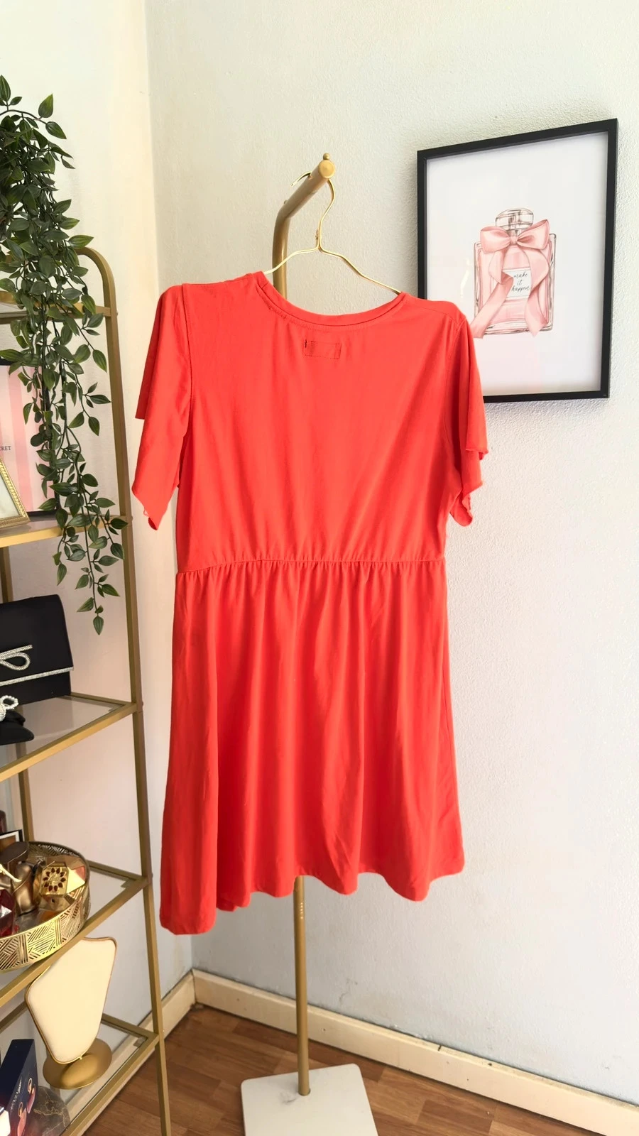 Mooie Rode Korte Jurk Lefties • XL • TN283 – photo 7